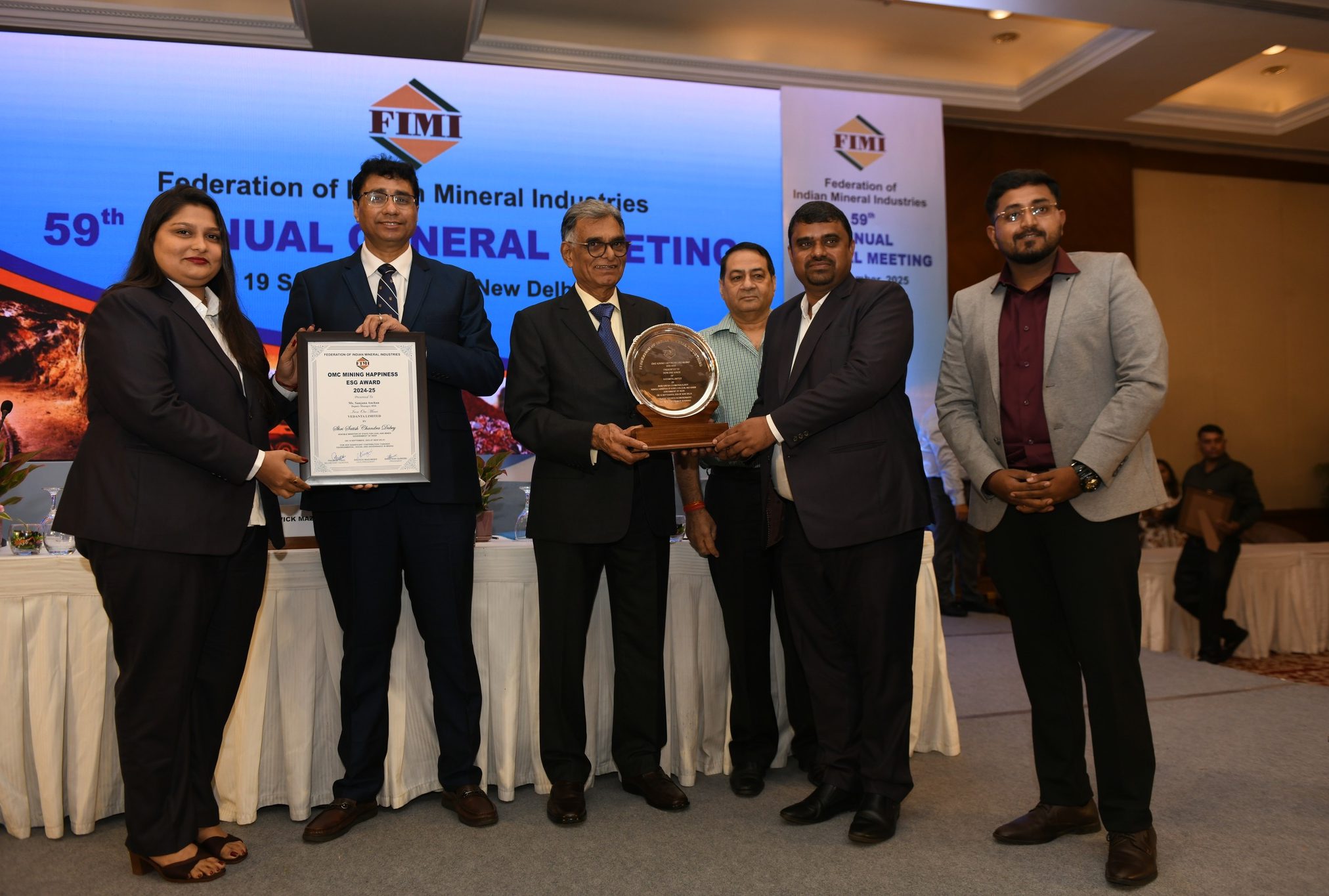 Vedanta IOK Recognised by FIMI for ESG Best Practices