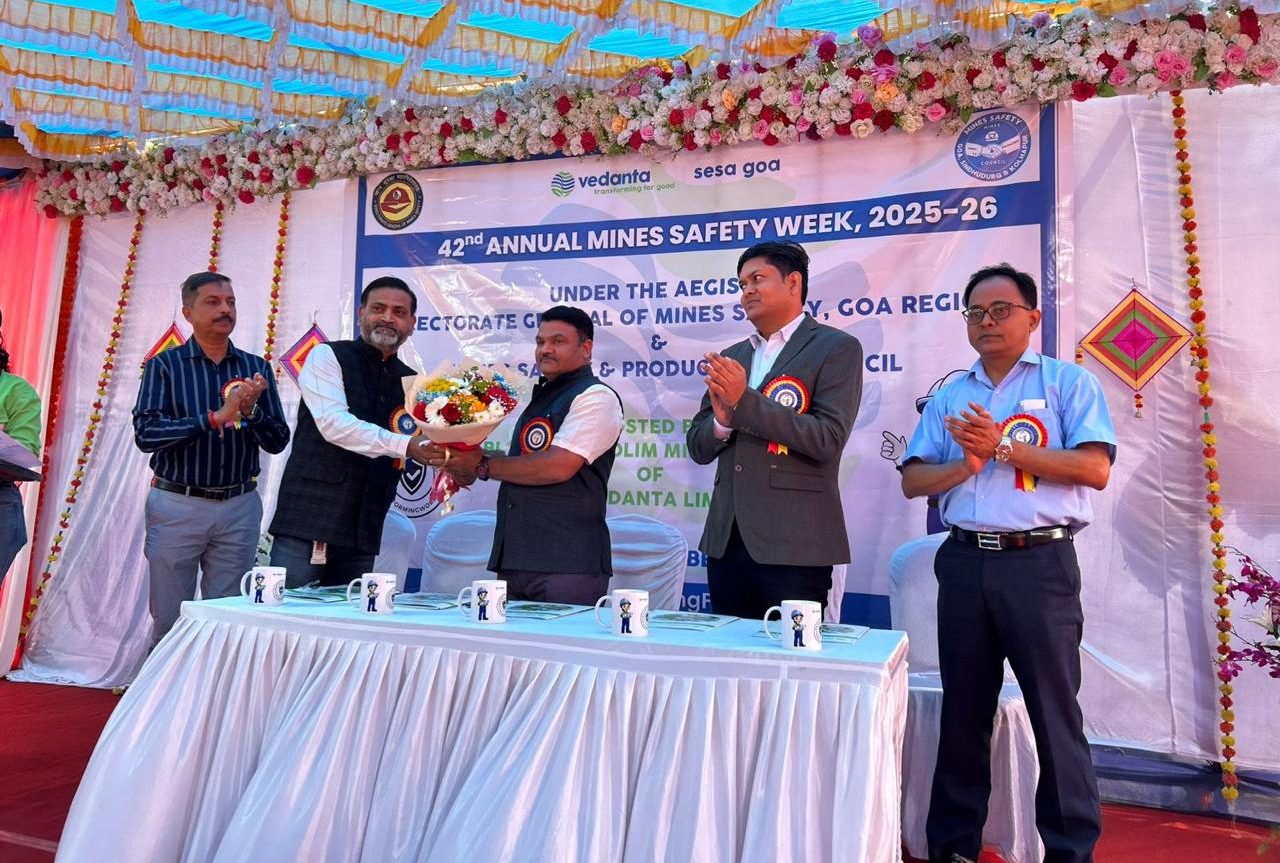 Vedanta Sesa Goa Inaugurates 42nd Annual Mines Safety Week at Bicholim Mines