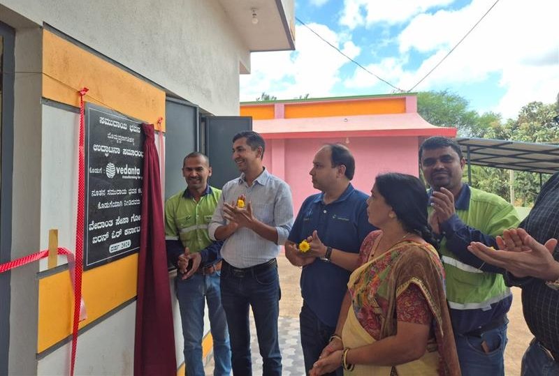 Vedanta IOK Constructs New Community Hall at Chitradurga