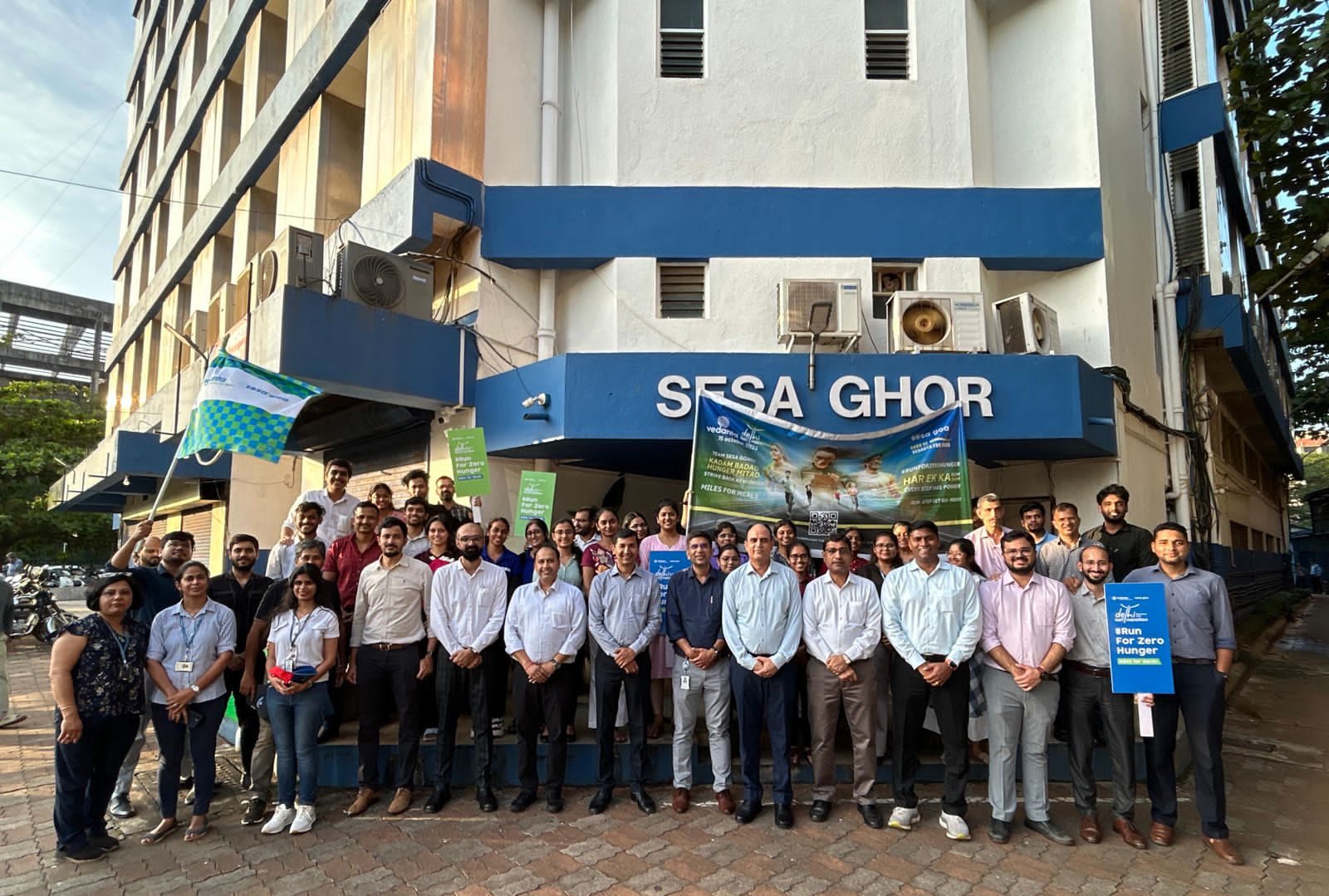 Vedanta Sesa Goa ignites VDHM 2025 with the mission of Run For Zero Hunger